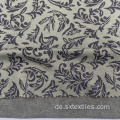 77% Rayon 23% Polyester gemischt Jacquard Strickstoff